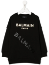 BALMAIN LOGO印花圆领卫衣