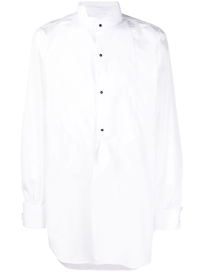 Maison Margiela Wing-collar Dress Shirt In White