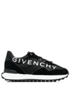 GIVENCHY LOGO-PRINT PANELLED LACE-UP SNEAKERS