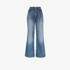 Ganni Blue Magny Wide-leg Jeans In Blue