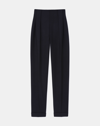 Lafayette 148 Petite Double Face Wool Waverly Pant In Black