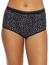 Bare The Easy Everyday Cotton Brief In Black Dot