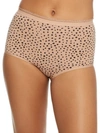 Bare The Easy Everyday Cotton Brief In Hazel Dot