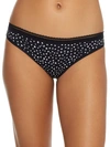 Bare The Easy Everyday Cotton Bikini In Black Dot