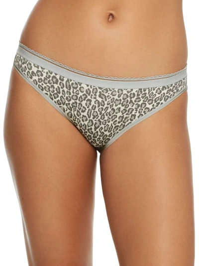 Bare The Easy Everyday Cotton Bikini In Smoky Animal