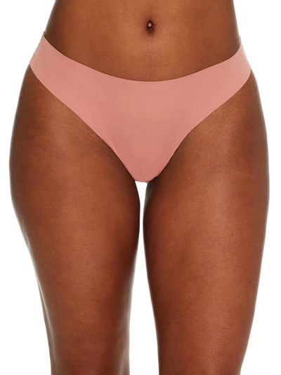 Bare The Easy Everyday No Show Thong In Ash Rose