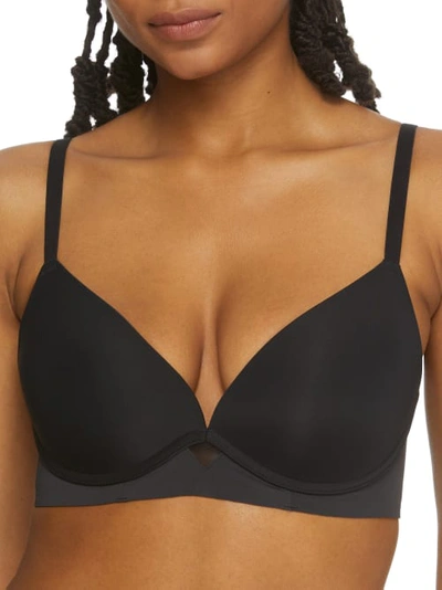 Maidenform One Fab Fit 2.0 Wire-free T-shirt Bra In Black