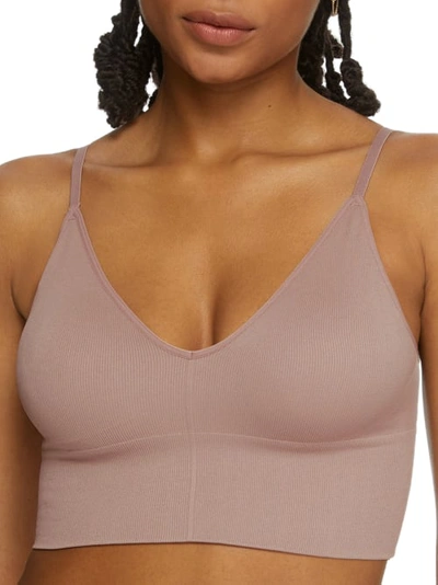 Maidenform Pure Comfort Seamless Brami In Iced Mocha