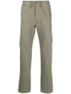 Rrl Officer's Straight-leg Trousers In Grün