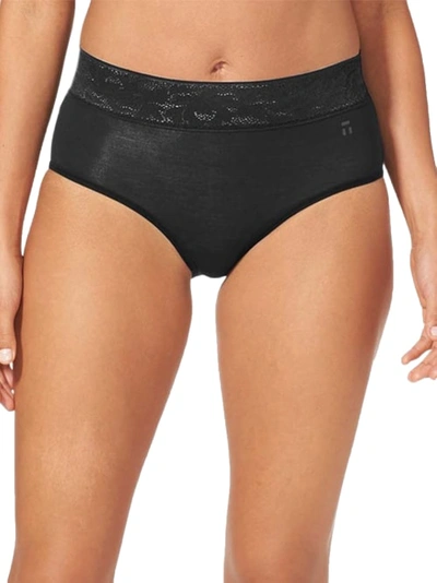 Tommy John Second Skin Lace Brief In Black