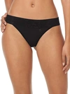 Tommy John Second Skin Lace Thong In Black