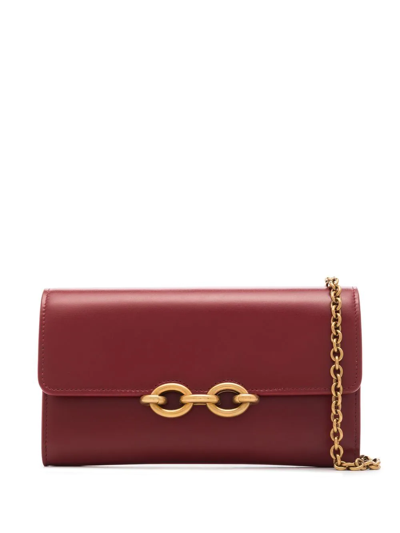 SAINT LAURENT LE MAILLON LEATHER CROSSBODY BAG