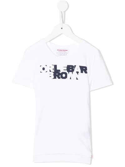 Orlebar Brown Logo-print Cotton T-shirt In Weiss