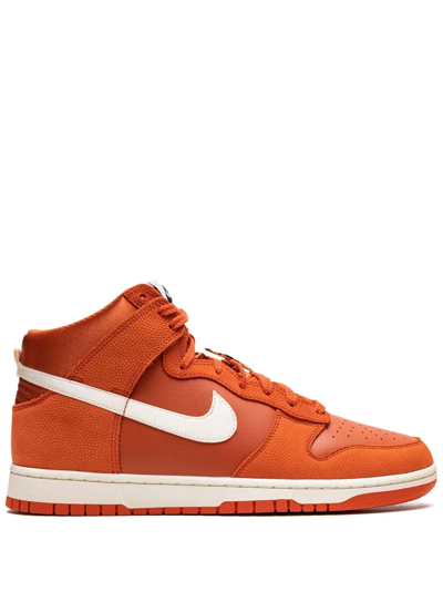 Nike X Nba X Wnba Dunk Hi Emb “one Game” Sneakers In Mantra Orange/sail