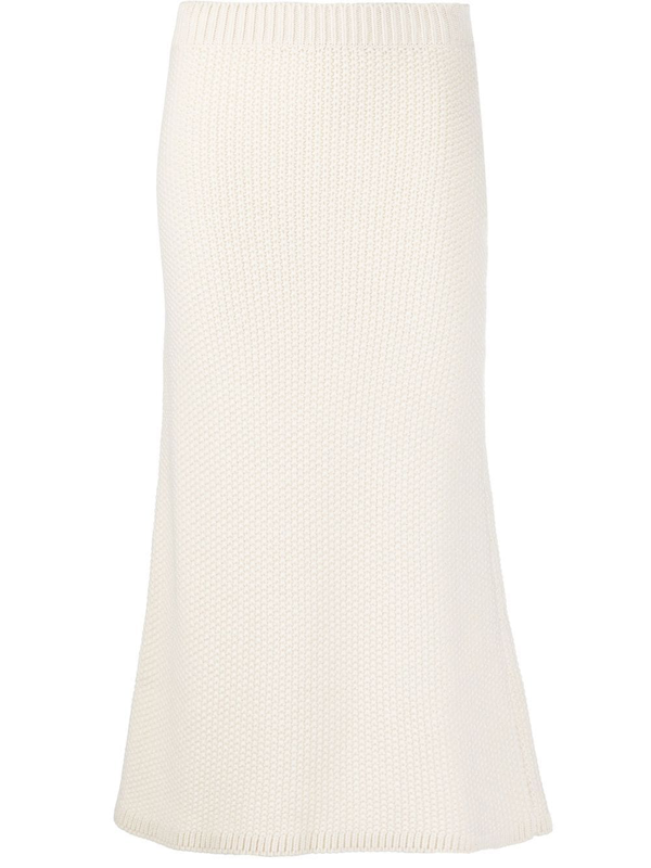 Chloé Rock textured skirt - White