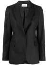 P.a.r.o.s.h Single-breasted Blazer Jacket In Grau