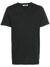 Zadig & Voltaire Monastir Henley-neck T-shirt In Schwarz