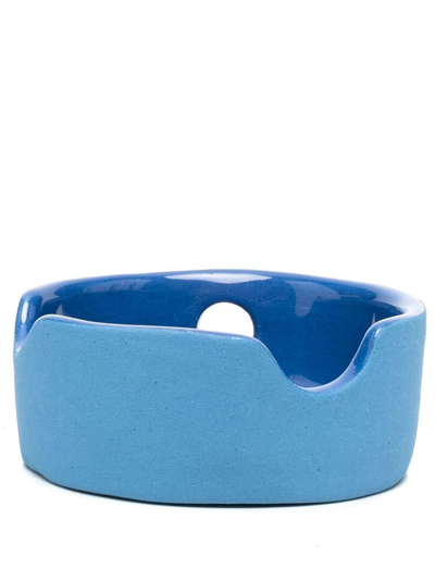 Off-white Meteor Ceramic Ashtray In Blau