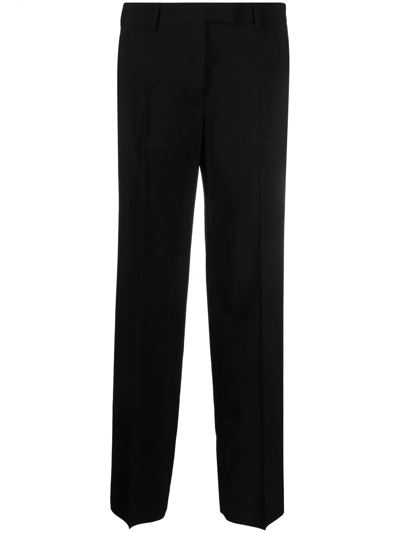 Miu Miu Straight-leg Trousers In Black