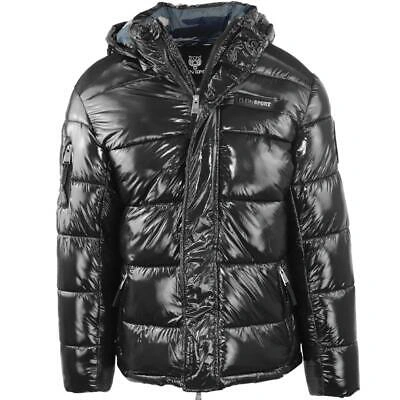 Pre-owned Philipp Plein Sport Padded Winter Black Jacket