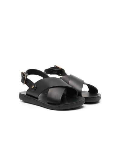 Ancient Greek Sandals Kids' Maria Open-toe Sandals In Black