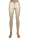 Falke Sheer-coverage High-waisted Tights In Neutrals