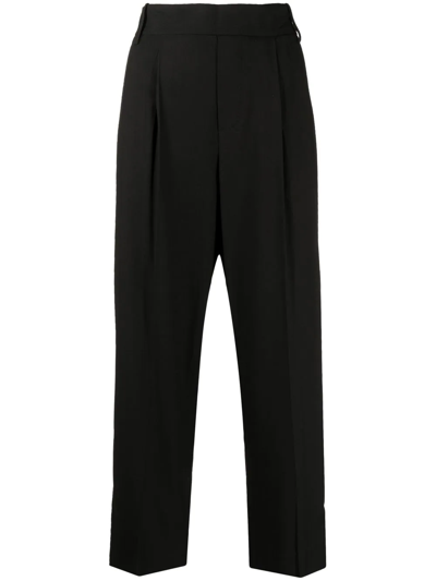 VINCE DRAPEY CROPPED-LEG TROUSERS