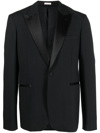 Alexander Mcqueen Single-breasted Suit Jacket In Black