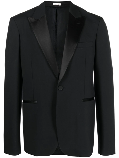 Alexander Mcqueen Decon Blazer Jacket In Black