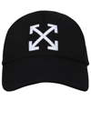 OFF-WHITE BLACK COTTON ARROW CAP