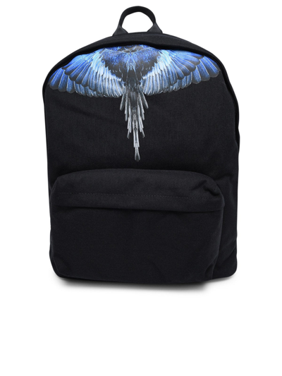 Marcelo Burlon County Of Milan Black Nylon Wings Backpack