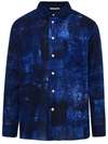 DESTIN DESTIN BLUE LINEN LIN MAN SHIRT