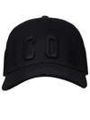Dsquared2 Cotton Icon Hat In Black