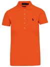 Polo Ralph Lauren Orange Cotton Polo Shirt In Orange
