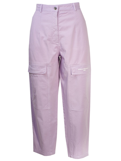 Stella Mccartney Pantaloni Tasche Lilla In Pink