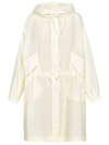 JIL SANDER WHITE COTTON COAT