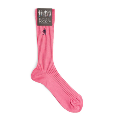 London Sock Company Simply Sartorial Socks In Pink