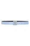 GIVENCHY 4G BUCKLE REVERSIBLE SKINNY LEATHER BELT