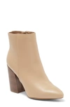 Sugar Evvie Block Heel Boot In Tt-tan Smooth