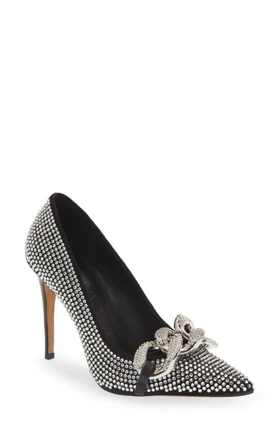 Karl Lagerfeld Calise Pointed Toe Pump In Clear