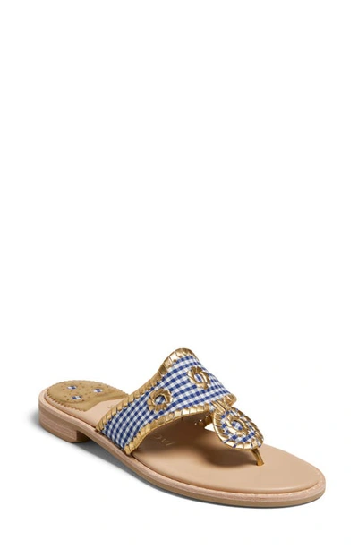 Jack Rogers Women's Jacks Ii Flat Sandals In Gingham