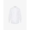 Ralph Lauren Aston Long-sleeved Regular-fit Cotton-poplin Shirt In White