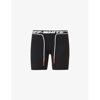 Off-white Athl Branded-waistband High-rise Slim-fit Stretch-woven Shorts In Black