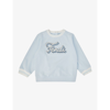 FENDI LOGO-PRINT STRETCH-COTTON SWEATSHIRT 6-24 MONTHS