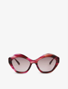 MULBERRY MULBERRY WOMEN'S MULBERRY PINK EVIE BIO-ACETATE SUNGLASSES,56572781