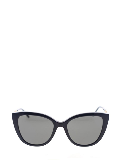 Saint Laurent Eyewear Cat Eye Sunglasses In Black