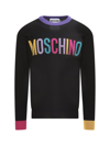 MOSCHINO MOSCHINO LOGO INTARSIA