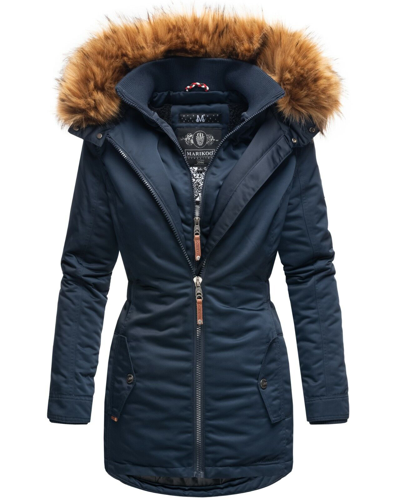 Pre-owned Marikoo Damen Winter Jacke Parka Winterjacke Kunstfell Gefüttert Kapuze Sanakoo