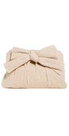 LOEFFLER RANDALL RAYNE PLEATED FRAME CLUTCH WITH BOW