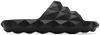 Valentino Roman Stud Turtle Slide Sandal In 0no Nero